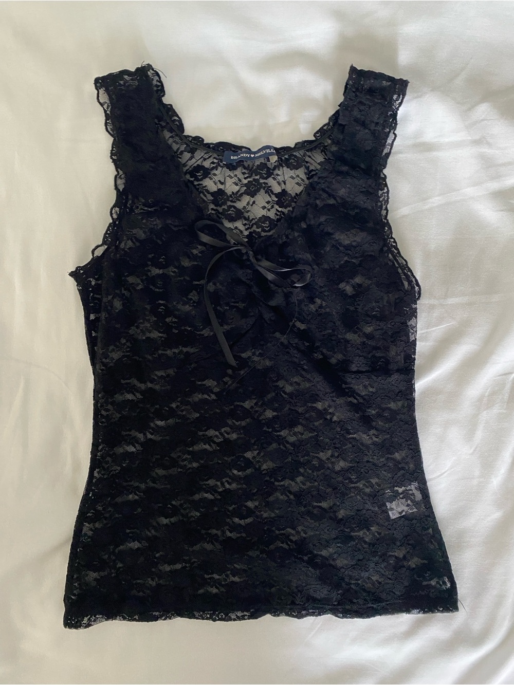brandy melville malena lace top - Picture 2 of 4